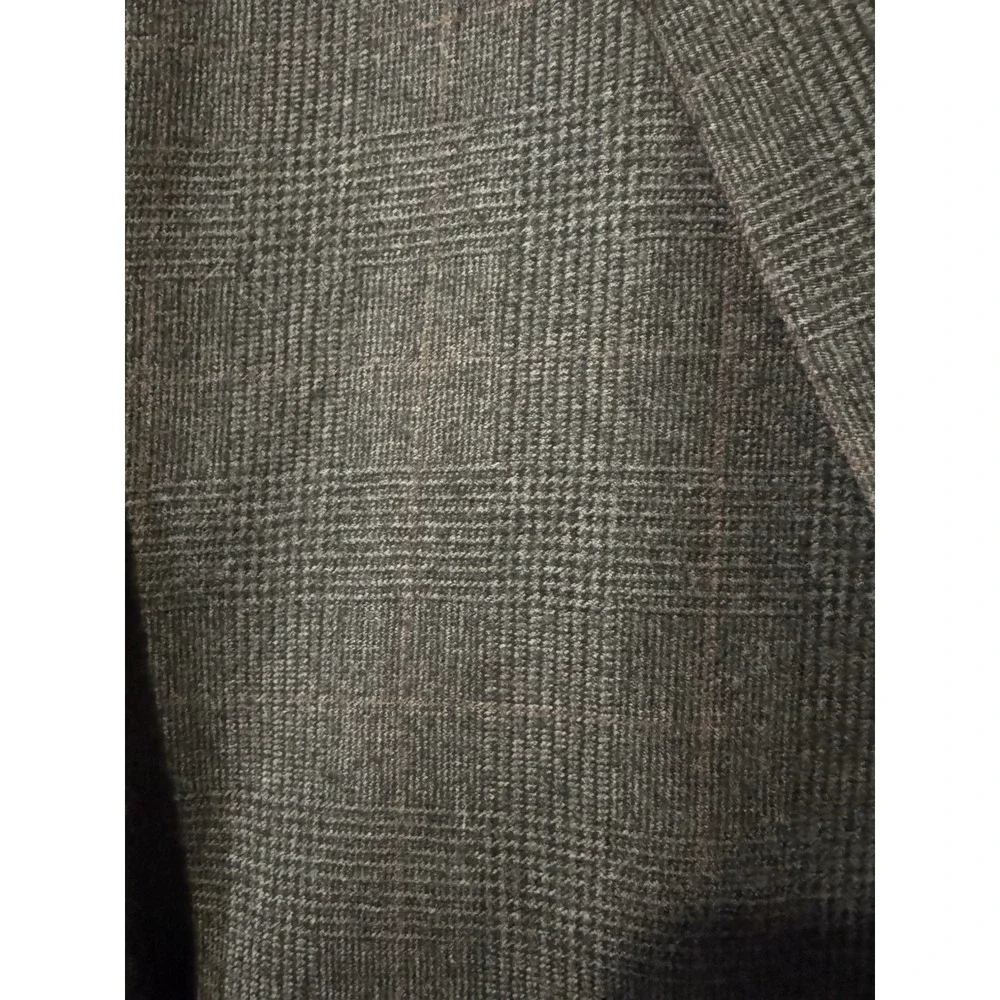 JOS. A. BANK Glen Plaid Wool Cashmere 2 Pc Suit Men's Size 46R, 40X32 With Room